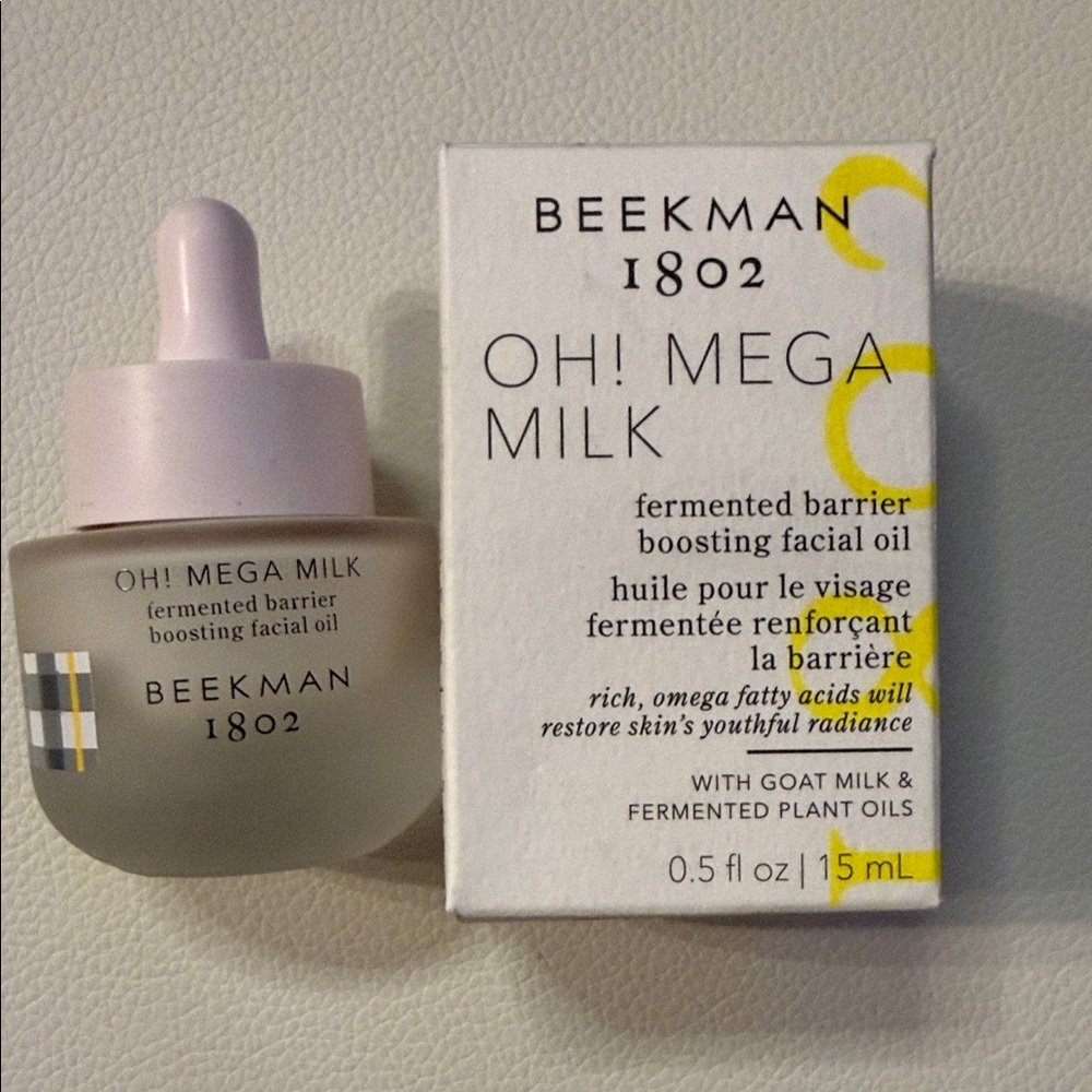 Beekman 1802 Oh! Mega Milk Facial Oil with Pink Cap